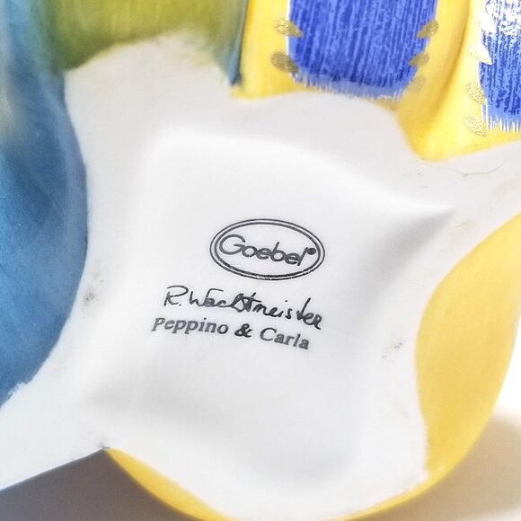 Goebel Rosina Teddy's Porcelain Figurine Peppino & Carla by Wachtmeister Germany - Picture 11 of 16